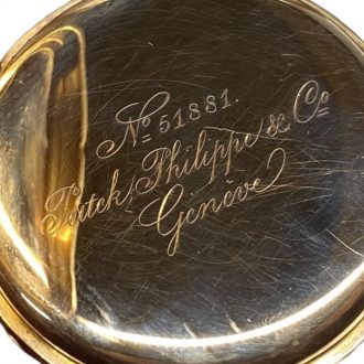Swiss 18K gold open faced cylinder pocket watch Circa 1880 Swiss 18K gold open faced cylinder pocket watch Circa 1880
