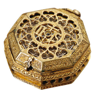 French astronomical octagonal pocket watch Circa 1690.