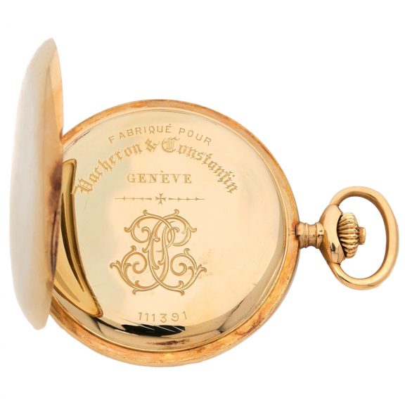 Swiss gold chronograph with tachymeter scale Circa 1900 Swiss gold chronograph with tachymeter scale Circa 1900