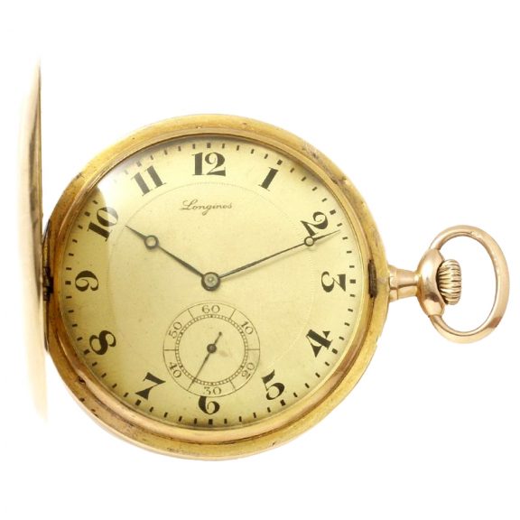 Swiss 18 carat gold hunting cased pocket watch Circa 1905