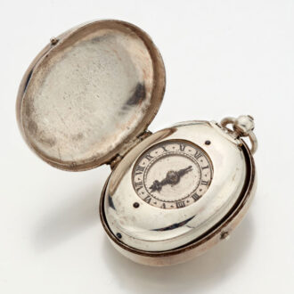Rare early silver Dutch puritan verge with date Circa 1630