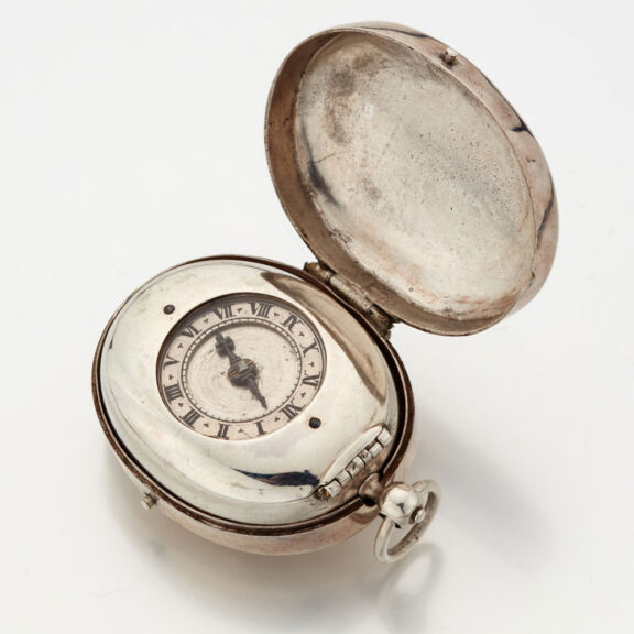 Rare early silver Dutch puritan verge with date Circa 1630 Rare early silver Dutch puritan verge with date Circa 1630