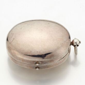 Rare early silver Dutch puritan verge with date Circa 1630