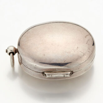 Rare early silver Dutch puritan verge with date Circa 1630