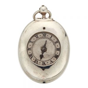 Rare early silver Dutch puritan verge with date Circa 1630