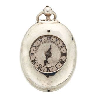 Rare early silver Dutch puritan verge with date Circa 1630