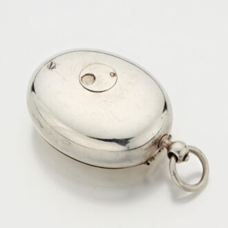 Rare early silver Dutch puritan verge with date Circa 1630
