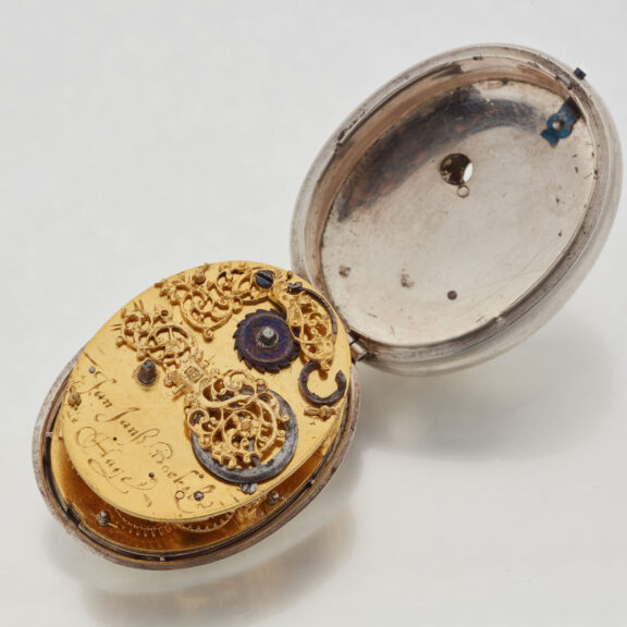 Rare early silver Dutch puritan verge with date Circa 1630 Rare early silver Dutch puritan verge with date Circa 1630