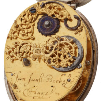 Rare early silver Dutch puritan verge with date Circa 1630