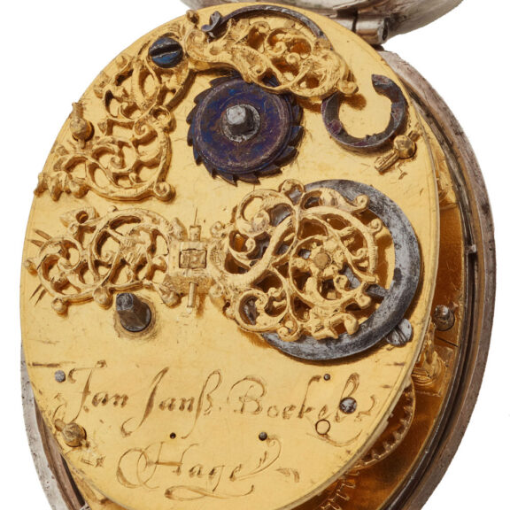 Rare early silver Dutch puritan verge with date Circa 1630 Rare early silver Dutch puritan verge with date Circa 1630