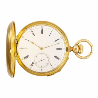 Swiss 18 carat gold minute repeating watch Circa 1861-1862
