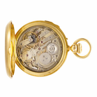 Swiss 18 carat gold minute repeating watch Circa 1861-1862