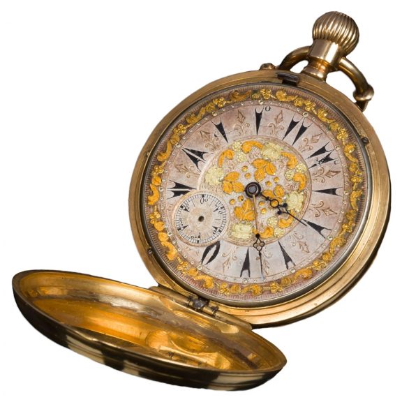 Fine Swiss gold pocket watch for the Ottoman Market Circa 1895 Fine Swiss gold pocket watch for the Ottoman Market Circa 1895
