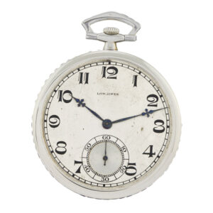 Swiss elegant gold dress watch with sapphire set band Circa 1930