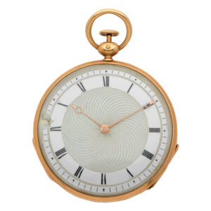 Fine French gold quarter repeating pocket watch Circa 1850