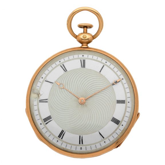 Fine French gold quarter repeating pocket watch Circa 1850