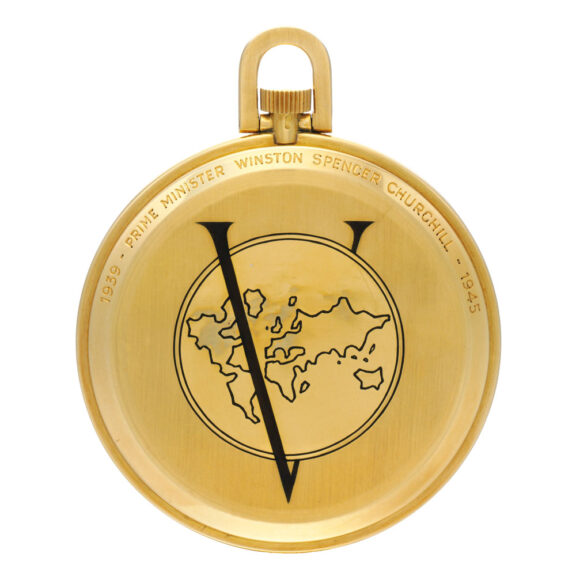 Swiss gold historically important World Time watch Circa 1945 Swiss gold historically important World Time watch Circa 1945