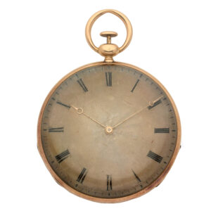 French 18K gold quarter repeating pocket watch Circa 1850