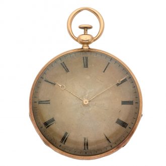 French 18K gold quarter repeating pocket watch Circa 1850 French 18K gold quarter repeating pocket watch Circa 1850