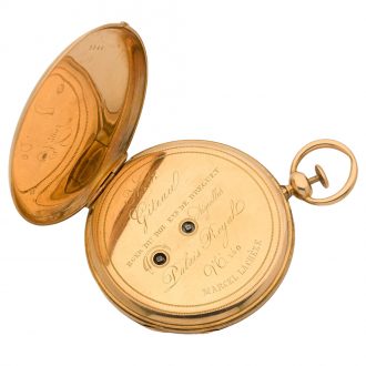 French 18K gold quarter repeating pocket watch Circa 1850 French 18K gold quarter repeating pocket watch Circa 1850
