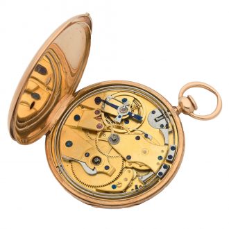 French 18K gold quarter repeating pocket watch Circa 1850 French 18K gold quarter repeating pocket watch Circa 1850