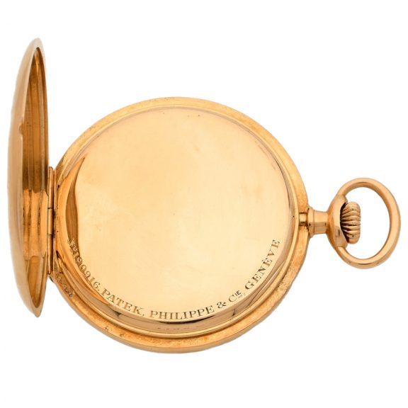 Swiss 18 carat gold hunting cased lever pocket watch Circa 1900 Swiss 18 carat gold hunting cased lever pocket watch Circa 1900