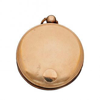 Fine French 18 carat gold verge pocket watch Circa the 18th century Fine French 18 carat gold verge pocket watch Circa the 18th century