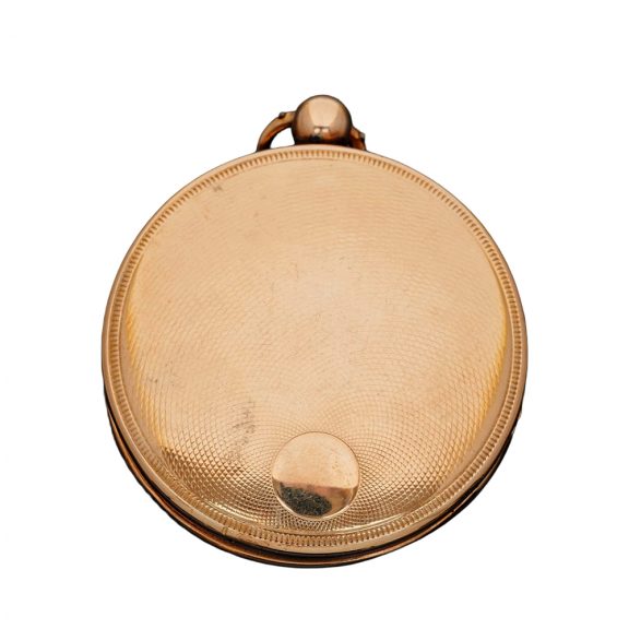 Fine French 18 carat gold verge pocket watch Circa the 18th century Fine French 18 carat gold verge pocket watch Circa the 18th century