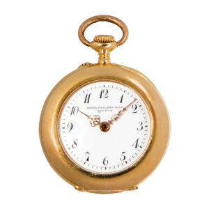 Swiss 18K gold open-faced ladies' pocket watch Circa 1908