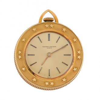 Swiss medallion watch depicting the last Shah of Iran Circa 1970