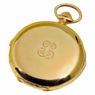 French hunting cased minute repeating watch Circa 1900