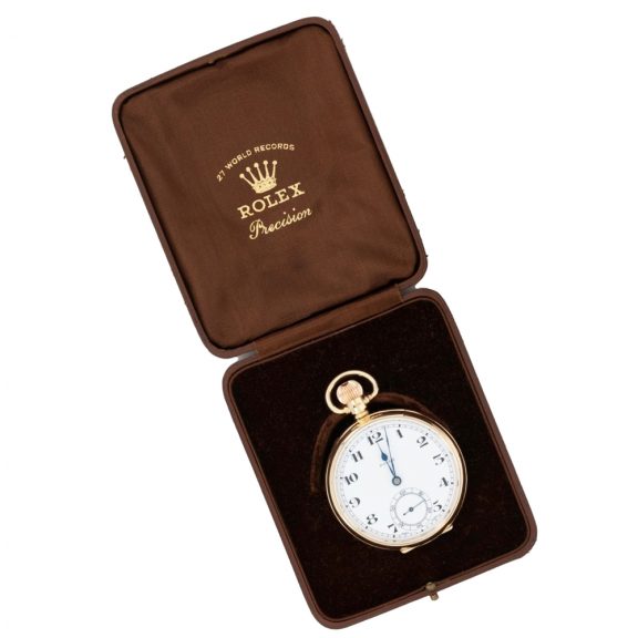Swiss 9K yellow gold open faced lever pocket watch Circa 1935 Swiss 9K yellow gold open faced lever pocket watch Circa 1935