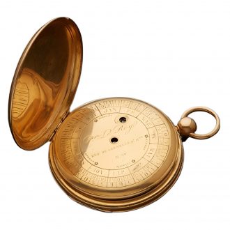 French 18 carat gold open faced key wound lever watch Circa 1900 French 18 carat gold open faced key wound lever watch Circa 1900