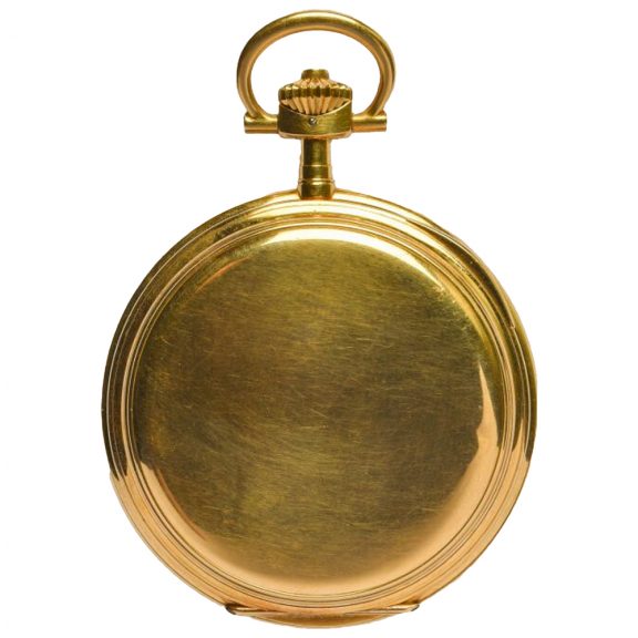 Swiss 18K yellow gold hunting cased lever watch Circa 1910 Swiss 18K yellow gold hunting cased lever watch Circa 1910