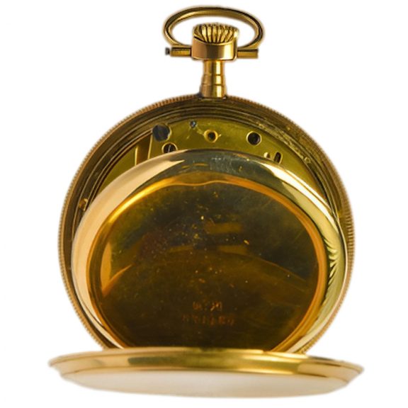 French gold open faced pocket chronometer watch Circa 1900 French gold open faced pocket chronometer watch Circa 1900