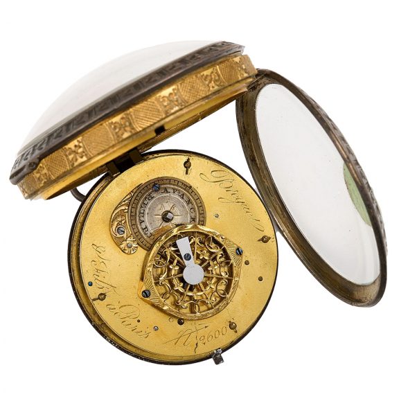 French verge pocket watch with Napoleon's portrait Circa 1810 French verge pocket watch with Napoleon's portrait Circa 1810