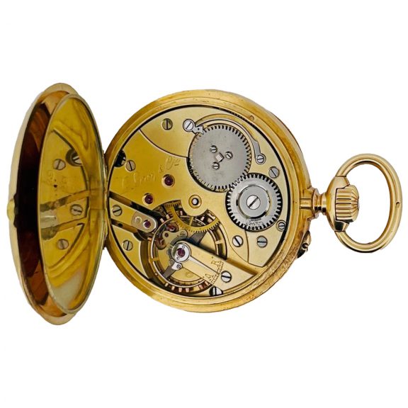 French 18K yellow gold open faced pocket watch Circa 1920 French 18K yellow gold open faced pocket watch Circa 1920