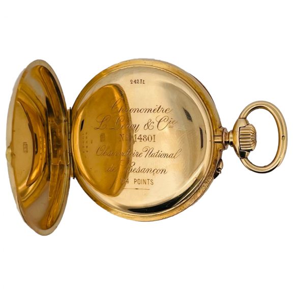 French 18K yellow gold open faced pocket watch Circa 1920 French 18K yellow gold open faced pocket watch Circa 1920