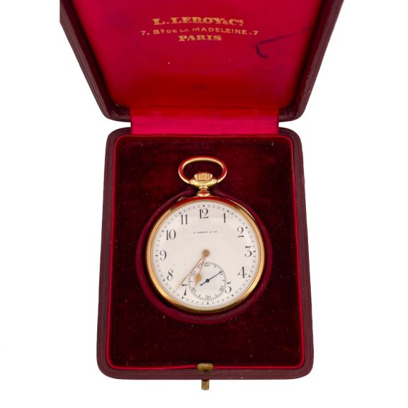 French 18K yellow gold open faced pocket watch Circa 1920 French 18K yellow gold open faced pocket watch Circa 1920