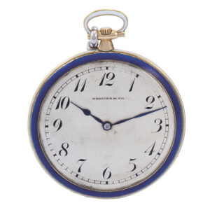 Swiss elegant very thin gold enamel and diamond dress watch Circa 1910