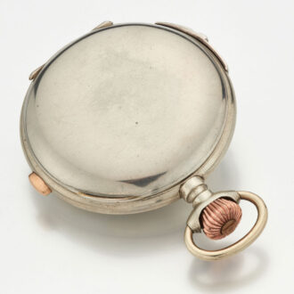 Swiss nickel quarter repeating chronograph Circa 1890