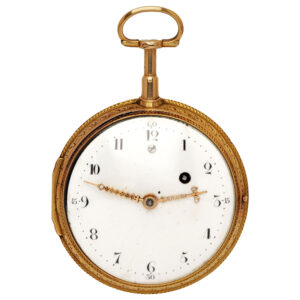 French 18K yellow gold quarter repeating à toc watch Circa 1790