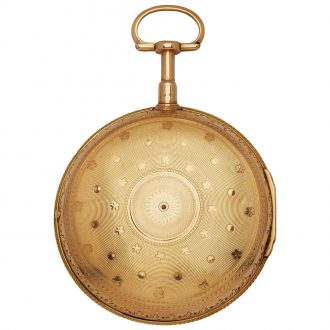 French 18K yellow gold quarter repeating à toc watch Circa 1790