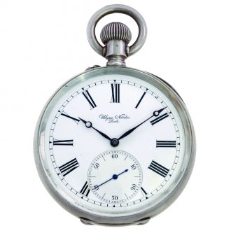 Swiss silver deck watch for the Argentine Navy Circa 1930