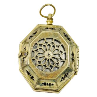 German octagonal, Renaissance watch with hour strike, circa 1590
