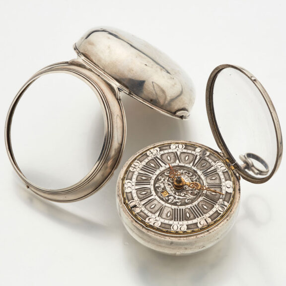 Impressive Dutch date watch with champlevé dial Circa 1710 Impressive Dutch date watch with champlevé dial Circa 1710