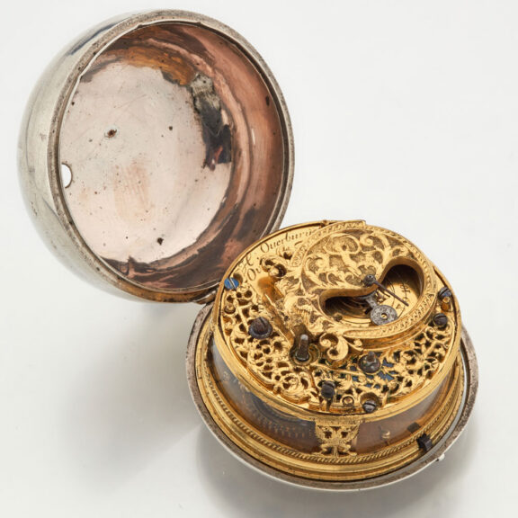Impressive Dutch date watch with champlevé dial Circa 1710 Impressive Dutch date watch with champlevé dial Circa 1710