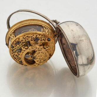 Impressive Dutch date watch with champlevé dial Circa 1710