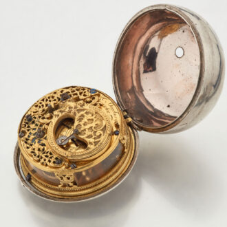 Impressive Dutch date watch with champlevé dial Circa 1710