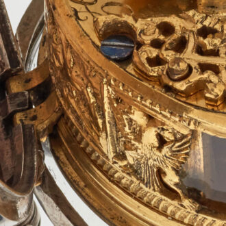 Impressive Dutch date watch with champlevé dial Circa 1710
